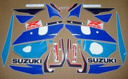 Suzuki GSX-R 750 SRAD 1996 1997 reproduction graphics
