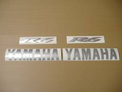Yamaha YZF-R6 2007 2CO grey logo graphics