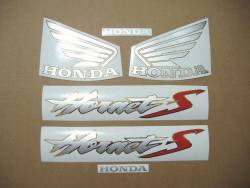 Honda Hornet S 600 2002 blue replica stickers kit