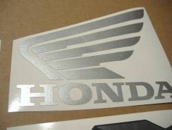 Honda NC750X 2015 silver restoration emblems logo set