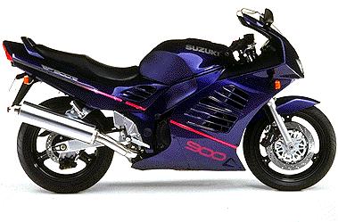 Suzuki RF 900R 1995 purple complete replacement decal kit