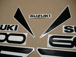 Suzuki RF 600R 1994-1995 yellow complete replacement decal kit