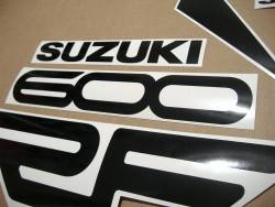 Suzuki RF 600R 1994-1995 yellow complete stickers kit