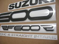 Suzuki RF600R 1997 green complete decal kit