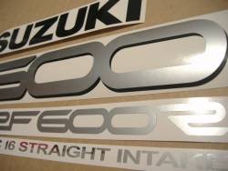Suzuki RF600R 1996 red restoration graphics set 