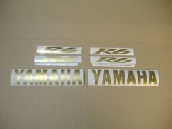 Yamaha R6 2009 RJ15 13S black stickers