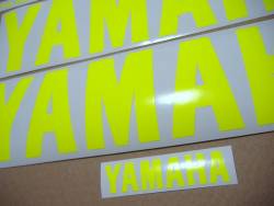 Yamaha R1 5pw rn09 2002 neon signal yellow decals 