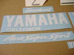 Yamaha 600R 2001 Thundercat blue decals kit 