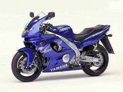 Yamaha YZF 600R 2001 Thundercat blue decal set