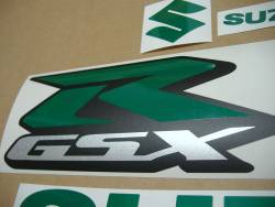 Suzuki GSXR Gixxer 600 custom signal reflective green graphics
