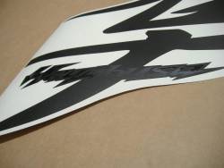 Suzuki Hayabusa 2008-2015 matte/chrome black stickers kit
