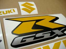 Suzuki GSX-R 600 srad signal reflective yellow graphics
