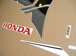 Honda CBR 600RR 2016 white/black abs reproduction stickers 