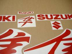 Suzuki Hayabusa mk1 signal light reflective red adhesives