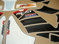 Honda RVT1000R 2004 Nicky Hayden edition replica stickers set