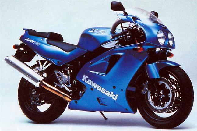 Kawasaki ZXR750 1993-1994 blue replacement graphics