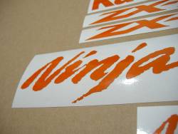 Kawasaki ZX6R Ninja orange signal reflective adhesives