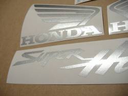 Honda Superhawk VTR 1000F 2003 blue logo emblems