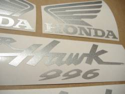 Honda Superhawk VTR 1000F 2004 grey replica logo emblems