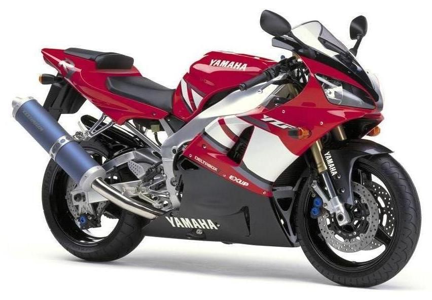 Yamaha yzf r1 2001 2000 rn04 5jj red complete decals set
