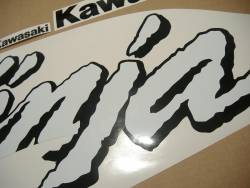 Kawasaki ZX-7R 2000 red replacement graphics set
