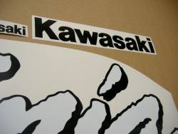Kawasaki ZX-7R 2000 green reproduction stickers 