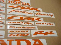 Honda CBR Fireblade light reflective graphics