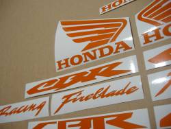 Honda 600rr/1000rr signal reflective logo decals 