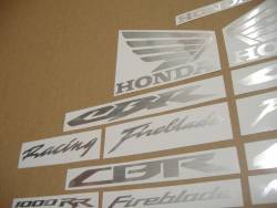 Honda CBR 600rr/1000rr custom brushed stickers