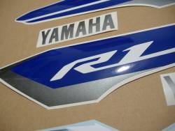Yamaha R1 2CR 2015 blue reproduction decals