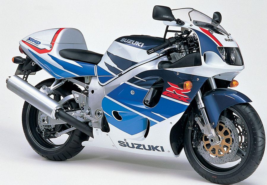 Suzuki GSX-R 750 1997 white blue decal kit 