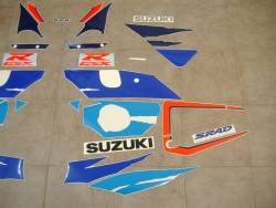 Suzuki gsx-r 750 1997 white reproduction stickers 
