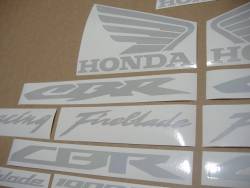 Reflective graphics decals for Honda 600RR or Fireblade