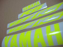Yamaha R6 custom neon yellow green graphics kit