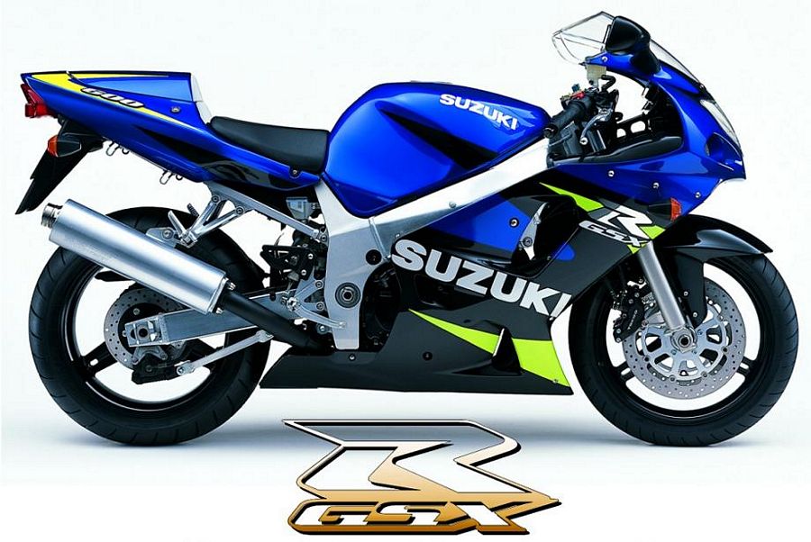 Suzuki GSXR 600 2001 blue decals