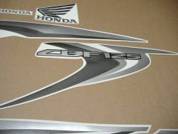 Honda CBF 125 2012-2013 black replica stickers kit
