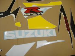 Suzuki GSX-R 600 K2 yellow stickers set