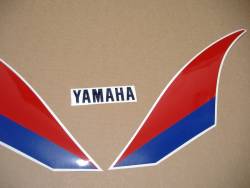  Yamaha FZR 1000 1989-1990 3le white replacement decal set