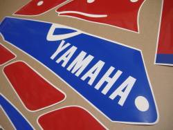 Yamaha FZR1000 1989-1990 3GM white-red-blue replica stickers