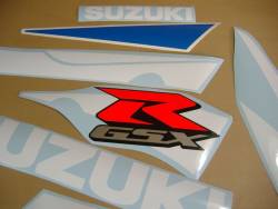 Suzuki GSXR 600 K2 white stickers