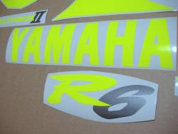 Fluo signal yellow/green decals for Yamaha YZF-R6 01-02