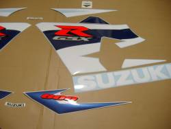 Suzuki GSXR 600 K4 white full decals kit