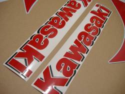 graphics (replica) for Kawasaki ZXR 750 Ninja 1994 white/red