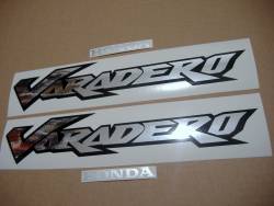 Honda Varadero XL 125V 2003 grey replacement stickers kit