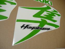 Lime green decals & customized sticker kit for Busa 1340