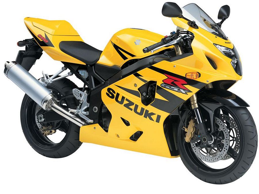 Suzuki GSX-R 600 K4 yellow stickers set