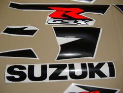Suzuki GSX-R 600 K4 yellow logo graphics