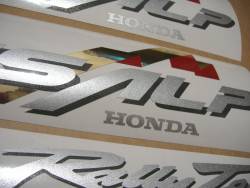 Honda Transalp XL 650V 02 black full logo emblems kit