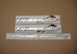 Honda Transalp XL 650V 02 black full decals kit