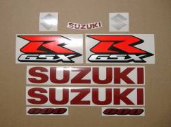 Suzuki GSXR 600 2017 L7 black version complete decals